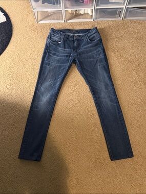 Nudie Jeans Men's Dark Blue Skinny Jeans